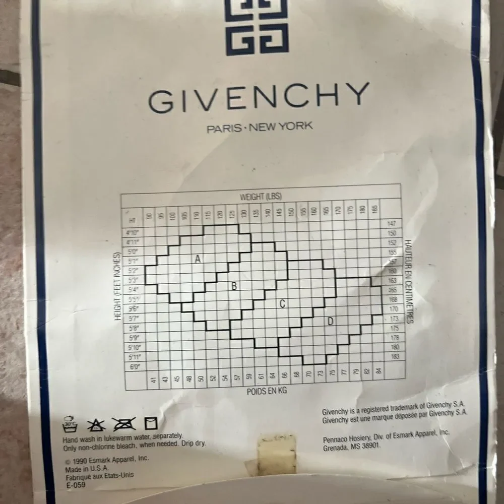 Unopened Vintage givenchy tights bright red dress socks stalkings …